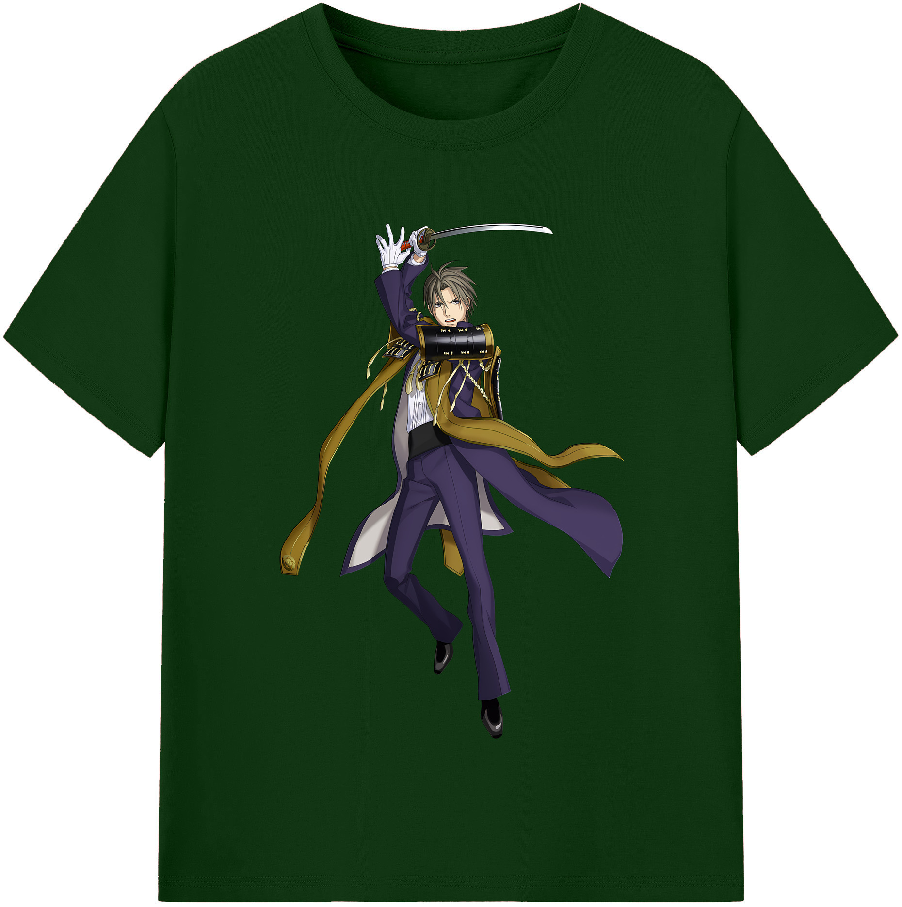 （画像用） 刀剣乱舞 Touken Ranbu 綿100％半袖Tシャツ（フロントプリント）